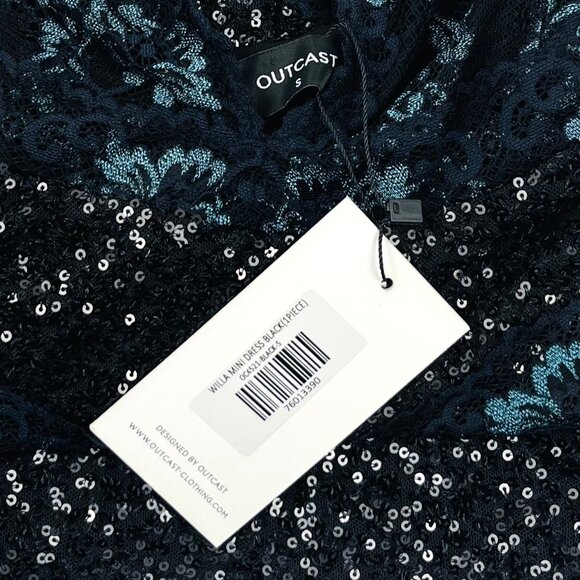 Outcast Willa Sequin Mini Dress - NEW - Picture 4 of 9